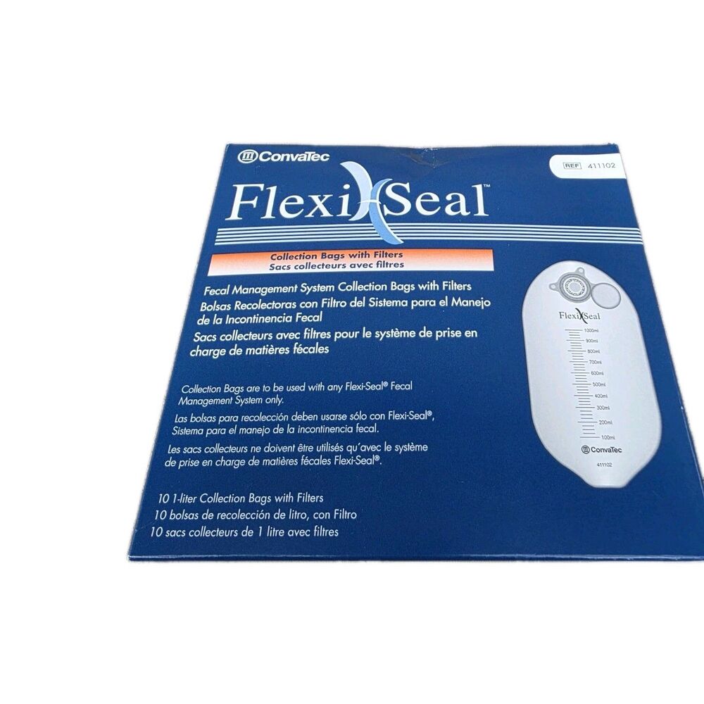 Flexi-Seal FMS Collection Bag with Charcoal Filter [Box of 5] 411102 Exp 2029